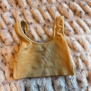 Mustard Set Active Sports Bra
